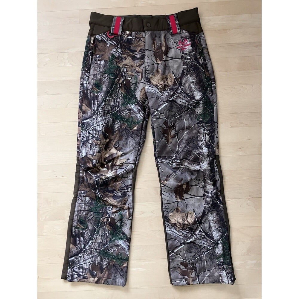 Realtree Women’s Camouflage Stretch Pants Size L Regular Polyester/Spandex